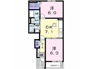 パルティーレの物件間取画像